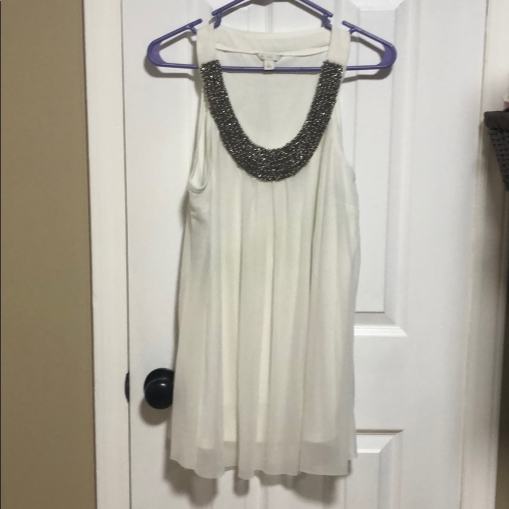 Cream blouse